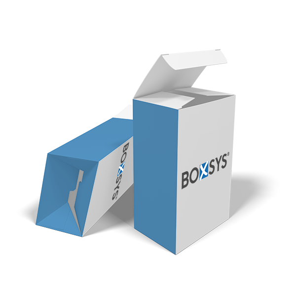 BOXSYS Faltschachtel mit Automatikboden