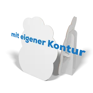 BOXSYS Standplakat mit eigener Kontur