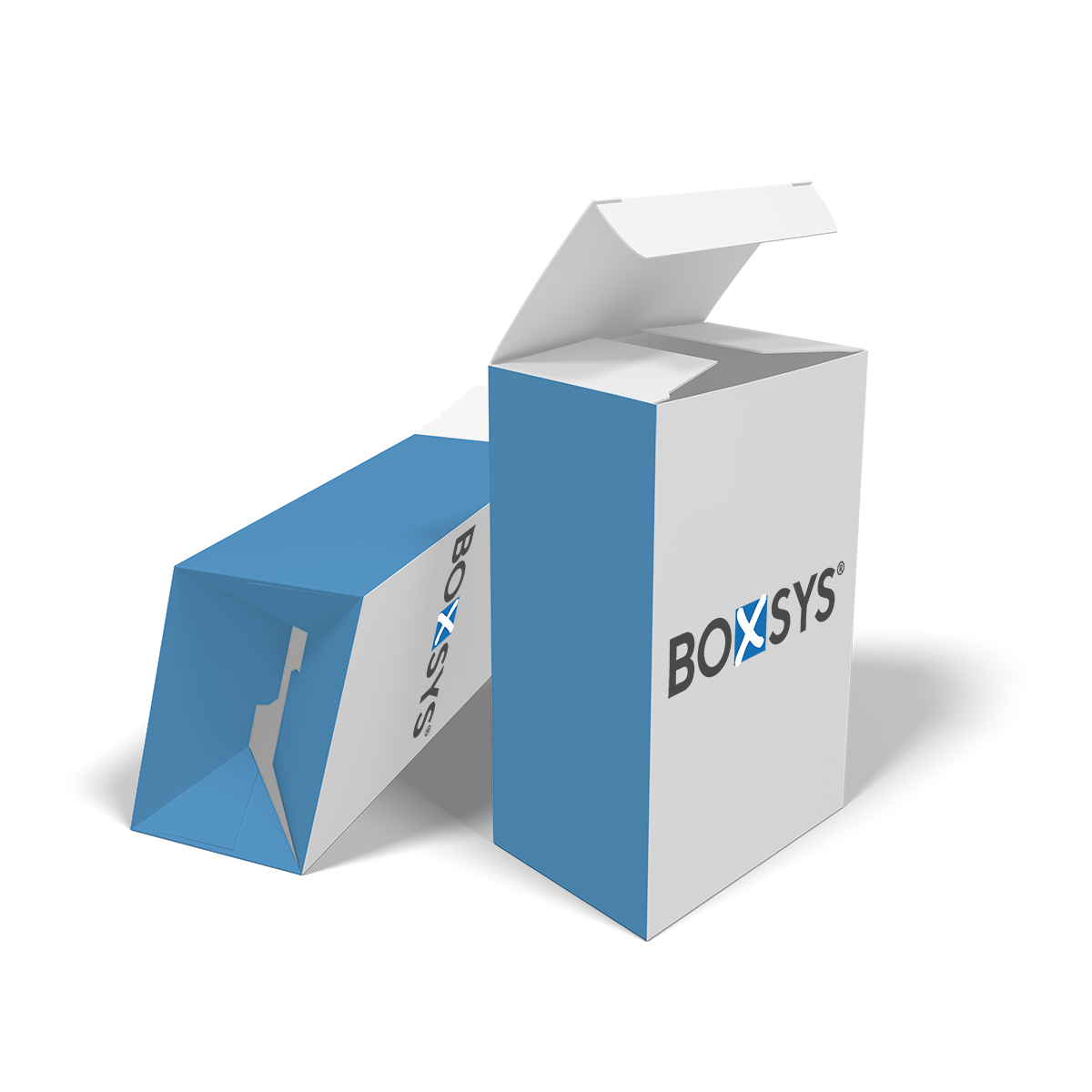 Faltschachtel mit Automatikboden von www.boxsys.de