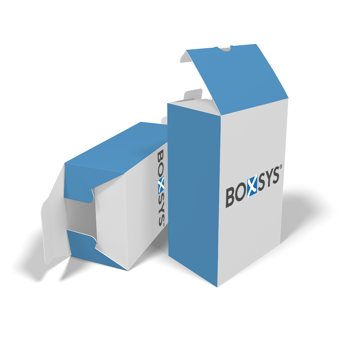 Faltschachtel mit Steckboden und Sicherheitsverschluss von www.boxsys.de