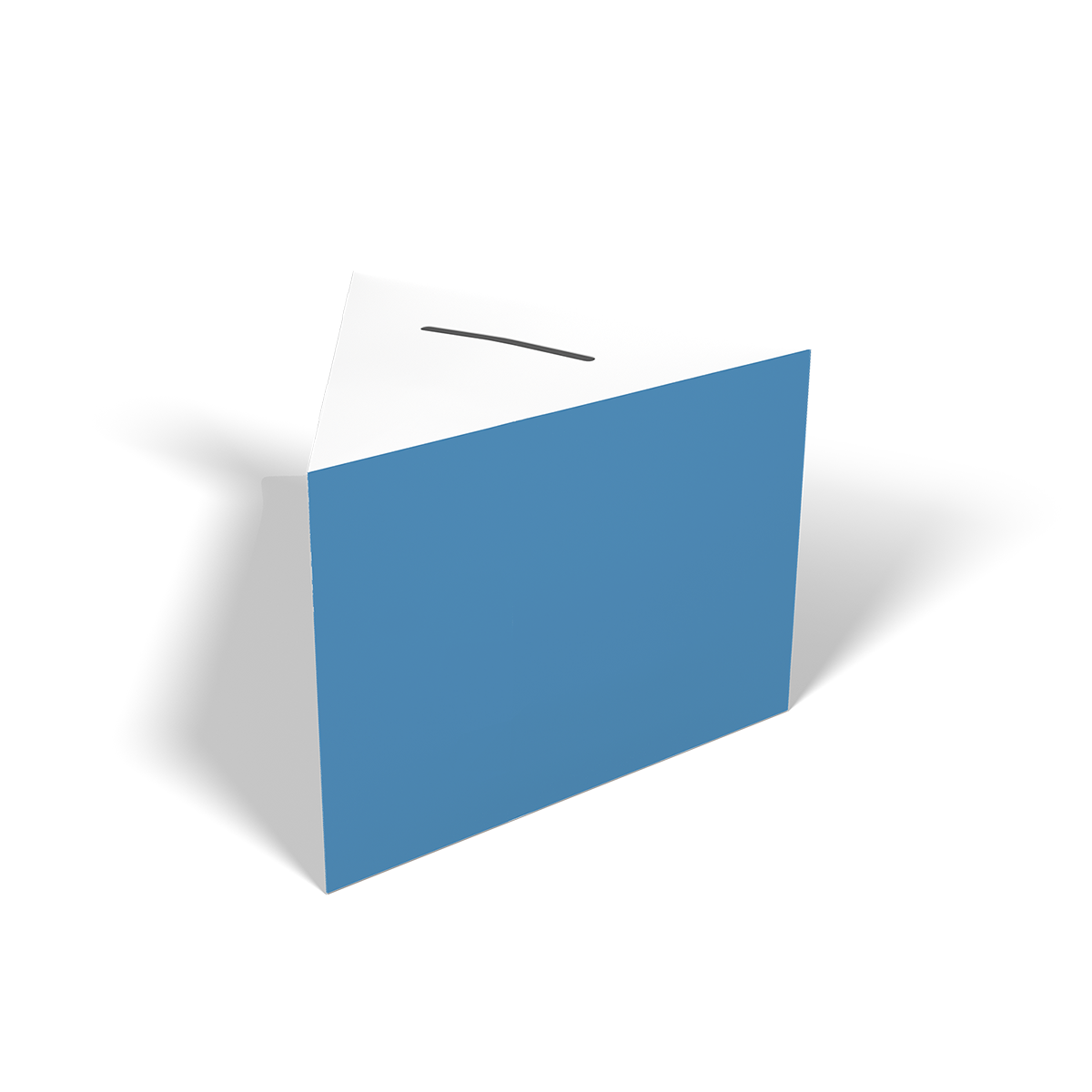 Dreieckige Losbox stehend bei www.boxsys.de