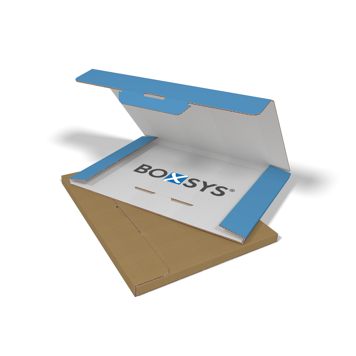 Versandtasche gesteckt von www.boxsys.de