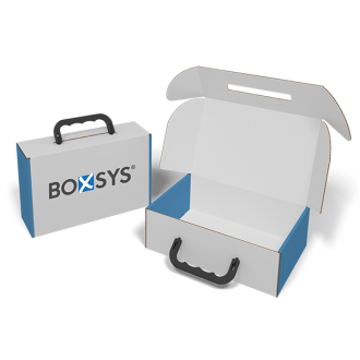 Pappkoffer mit Griff aus Kunststoff von www.boxsys.de