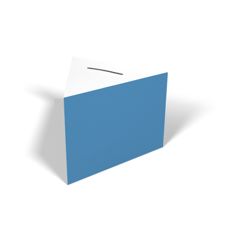 Dreieckige Losbox stehend bei www.boxsys.de