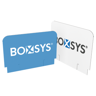Topschild mit Einsteckschlitzen von www.boxsys.de