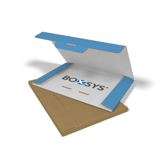 Versandtasche gesteckt