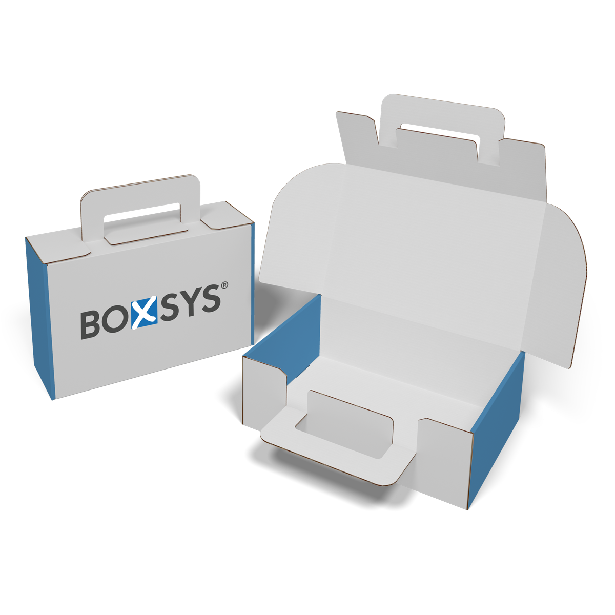 Pappkoffer mit Griff aus Pappe von www.boxsys.de