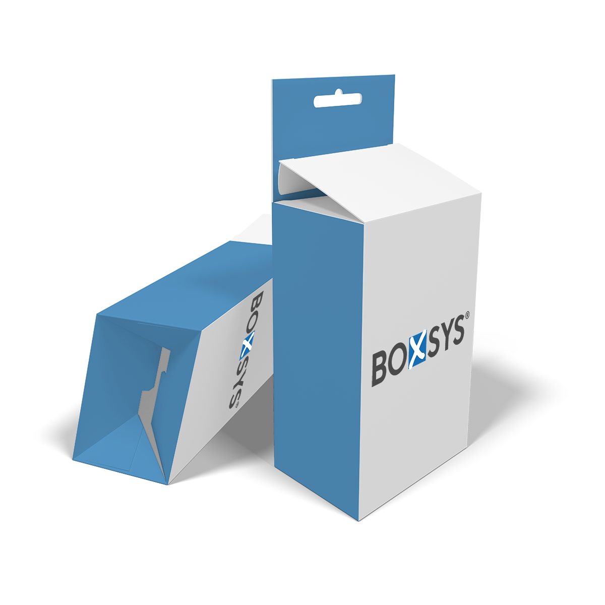 BOXSYS Faltschachteln mit Automatikboden und Eurolochaufhängung