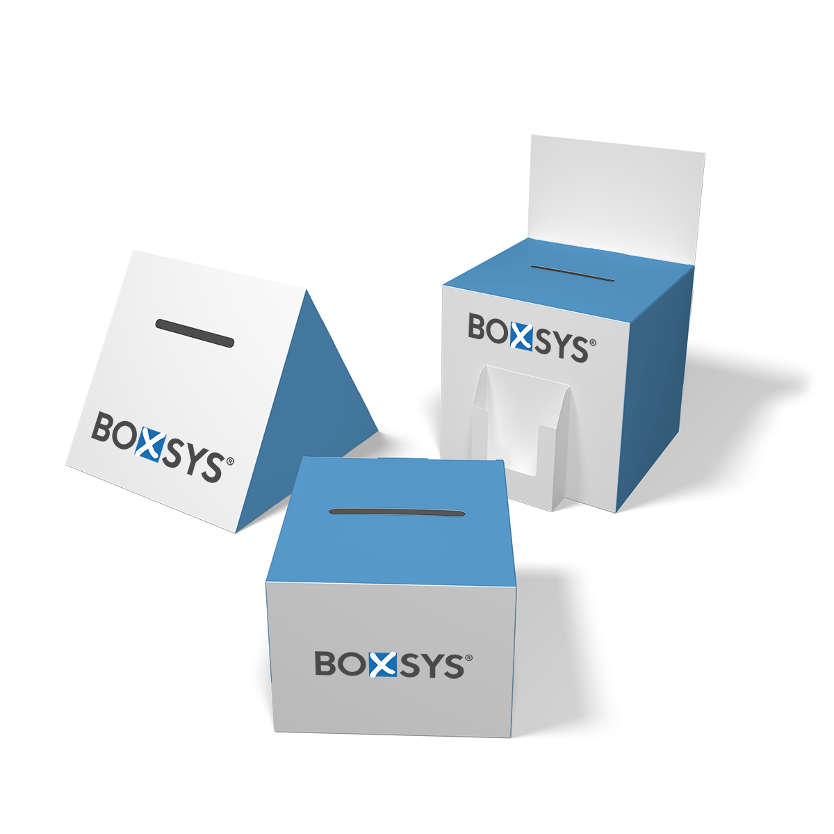 BOXSYS Losboxen, Spendenboxen und Einwurfboxen