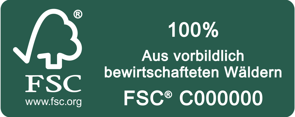 FSC Zertifikat 100% Waldnutzung